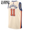 Dres New York Knicks Jalen Brunson Nike 2025-26 City Edition Bijela Swingman - Dječji